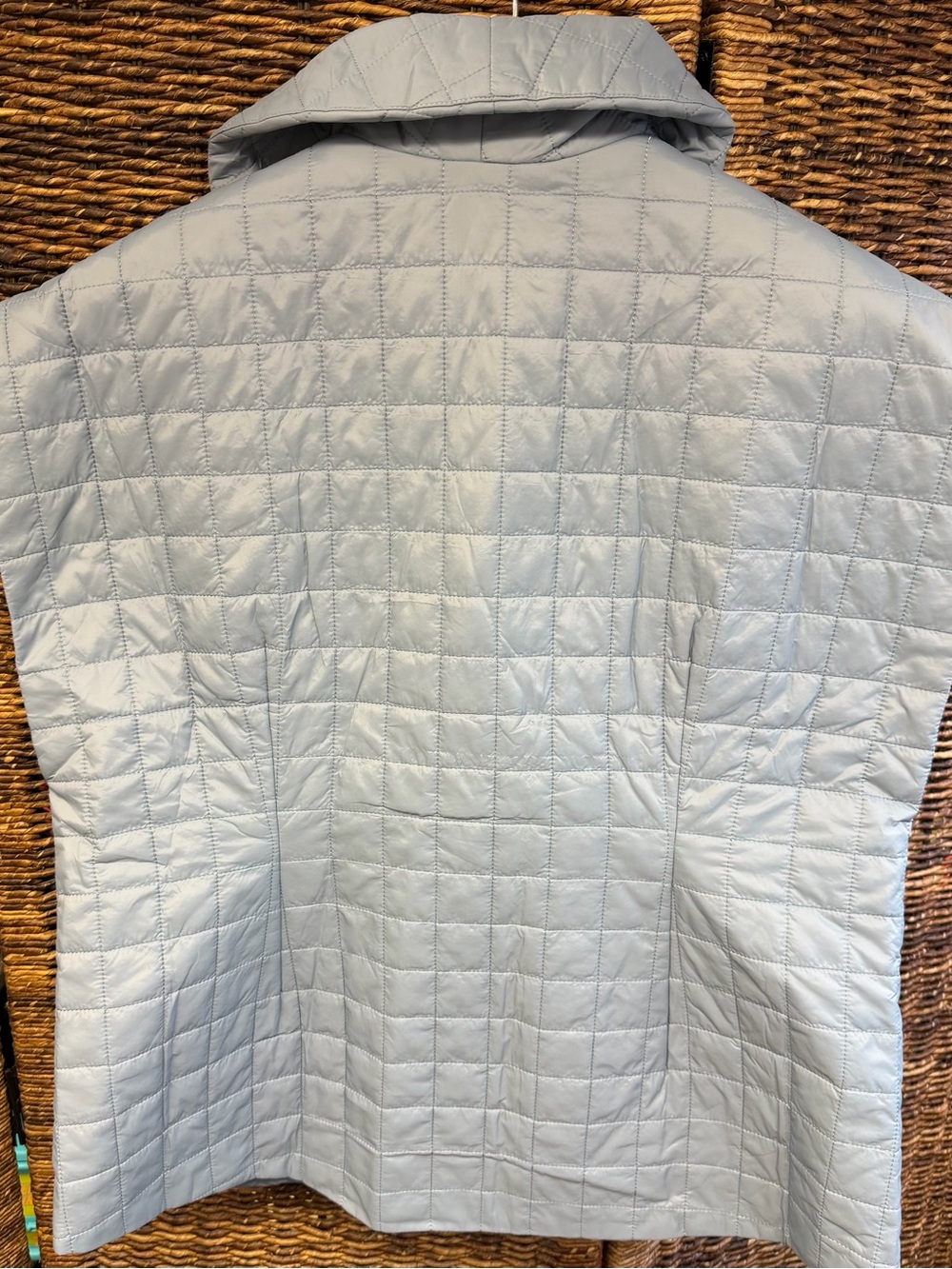 Soft Surroundings Daybreaker Quilted Vest - Powder Blue- Size: 1X - Picture 5 of 5